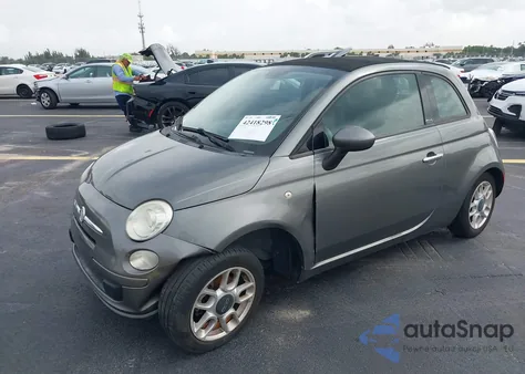 2012 Fiat 500C Pop from USA, damaged, VIN 3C3CFFDR8CT385827